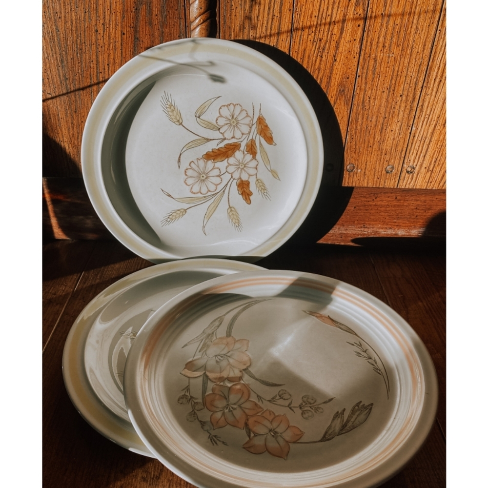 Baker, Hart & Stuart dinner plates / set of 3